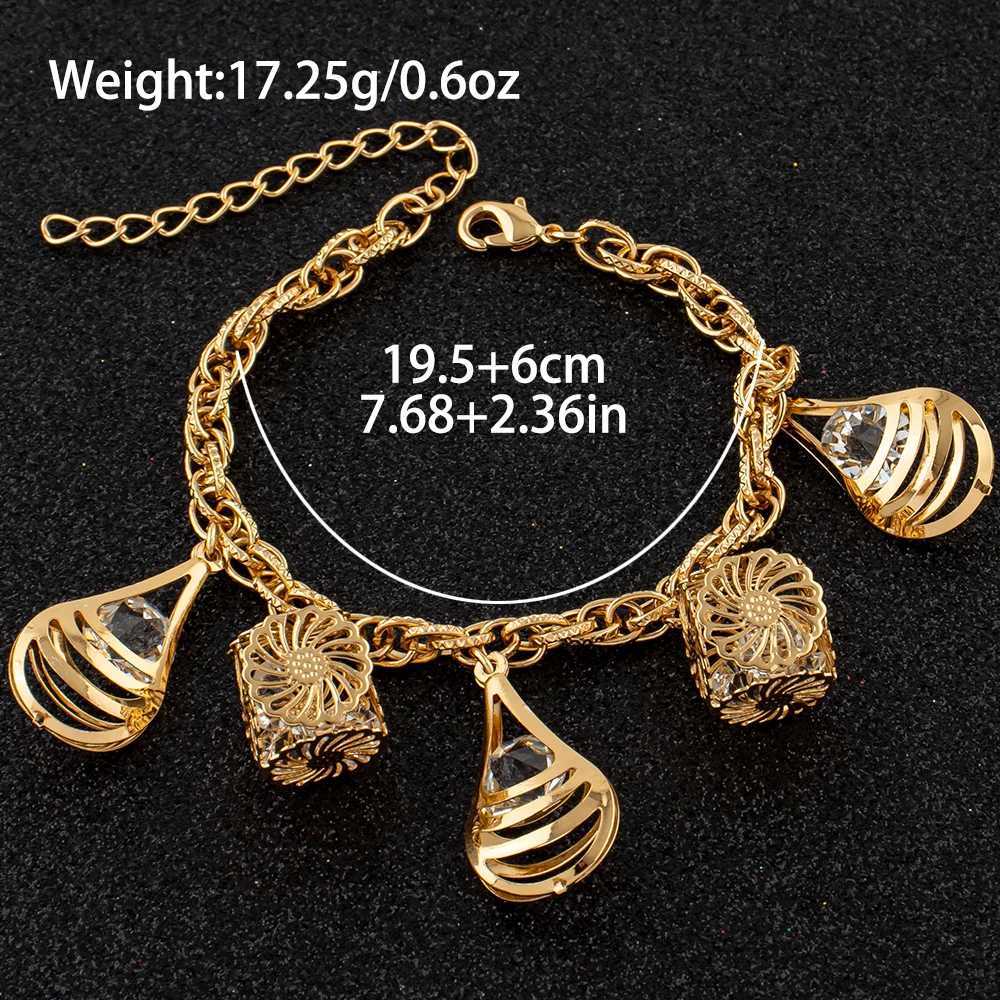 YMJewelry Water Drop Stainl Bangle Steel Hand Bracelet Gemstones Charm Bracelets for Wen Men Daily Off Wear for Friends Gifts N260924