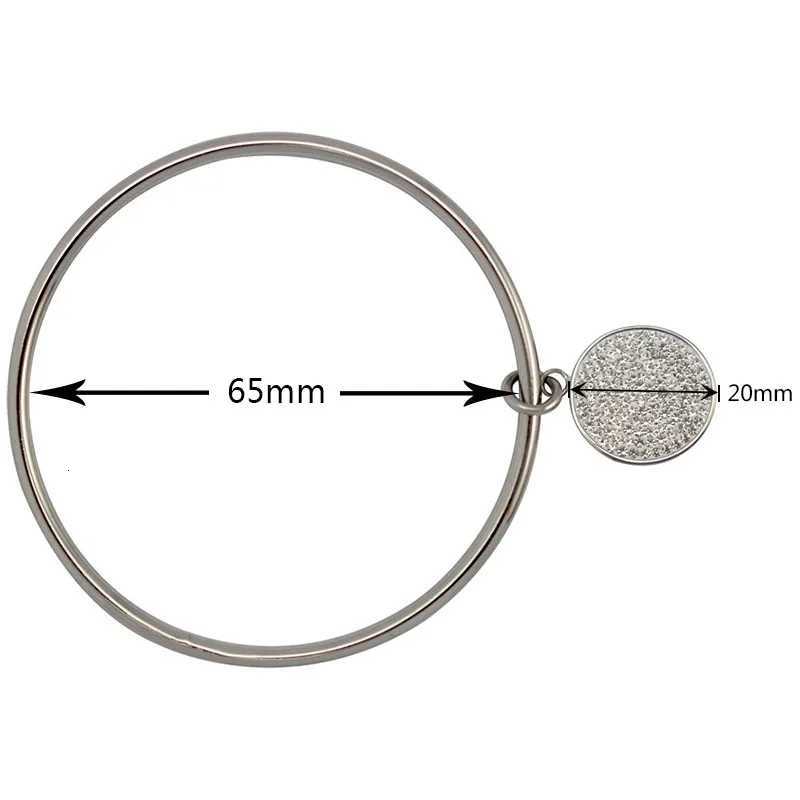 with Pendant Bangle All Round Crystal Cuff Bangles Metal 70/65/60mm inside of diameter Bracelets Arm Open Bangles for Wen Men N260924
