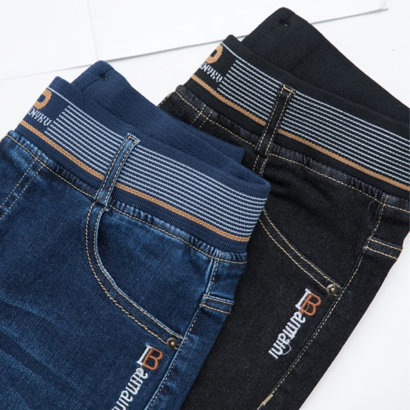 Mother Pencil Jeans Women Casual Elastic High Waist Skinny Denim Pants Big Size 36 Retro Stretch Vaqueros Korean Elegant Jeansy 260922 - view 7