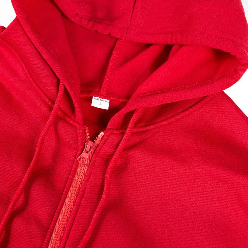 Autumn Women Solid Zipper Hoodies Basic Warm Fleece Sweatshirts Casual Pocket Jogging Sportswear Korean Oversized Womans Clothes 260924 - view 3