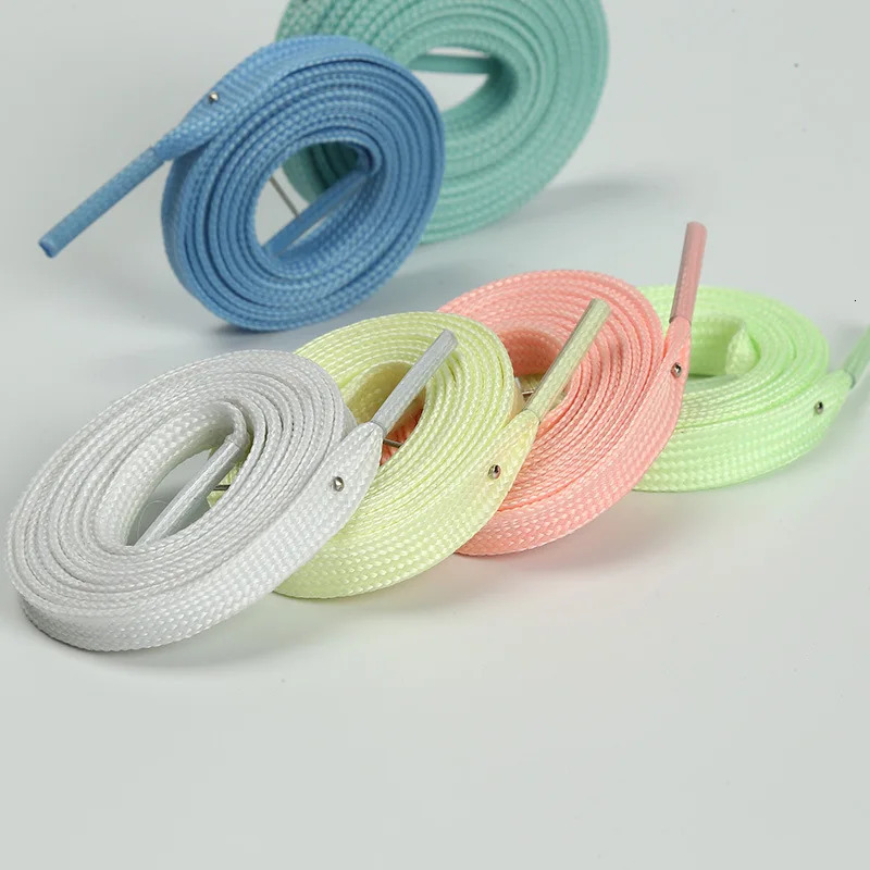 1Pair 120cm Luminous Shoelaces Flat Laces Fashion Sneakers Elastin Shoe Laces Color Fluorescent Shoestrings Shoe Accessories 260924 - view 6