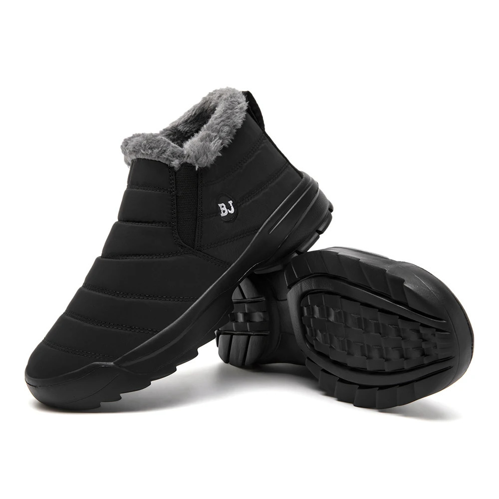 Men's snow boots winter warm shoes fuzzy-lined windproof hiking boots winter insulated shoes fuzzy-lined windproof hiking boots 260922 - view 7