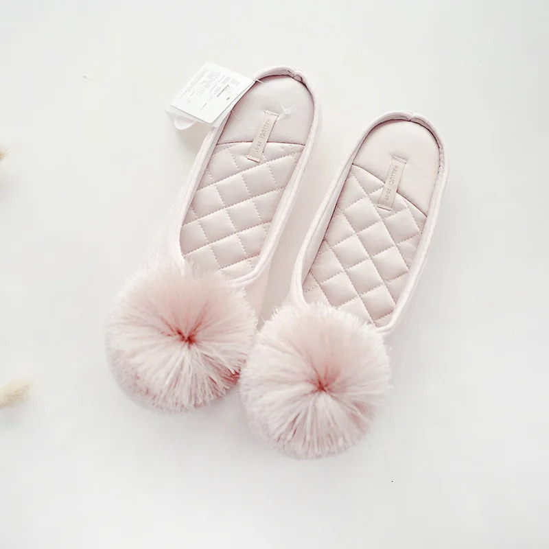 GKTINOO Autumn Winter Warm Women Home Slippers Soft Non-slip Indoor Shoes Cute House Slip On Flat Slides Ladies Fur Slippers 260918 - view 6