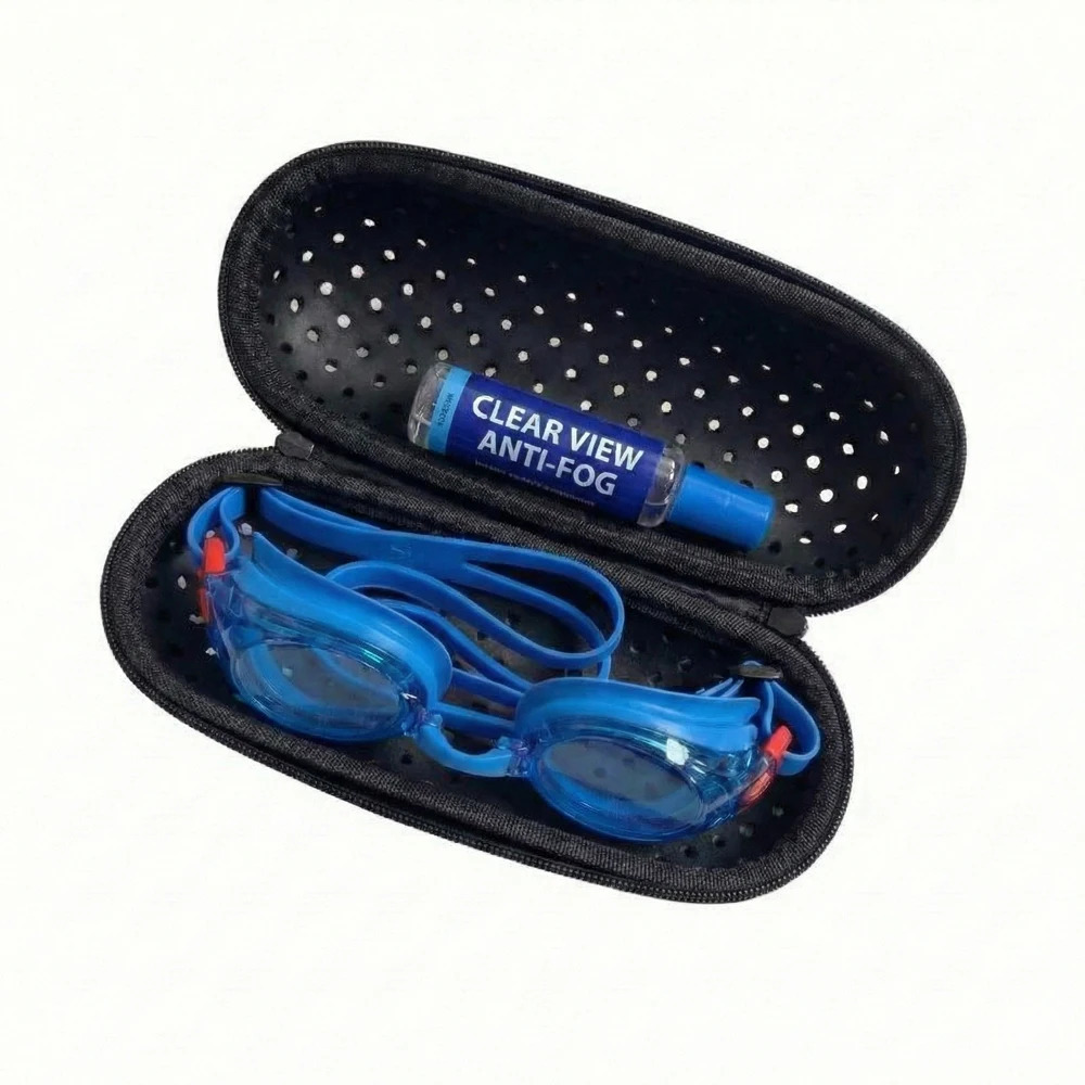 Swim Goggles Case Goggles Storage Box Shockproof Lightweight Hollow Breathable EVA Swimming Goggle Protector Organizer 260922 - view 3