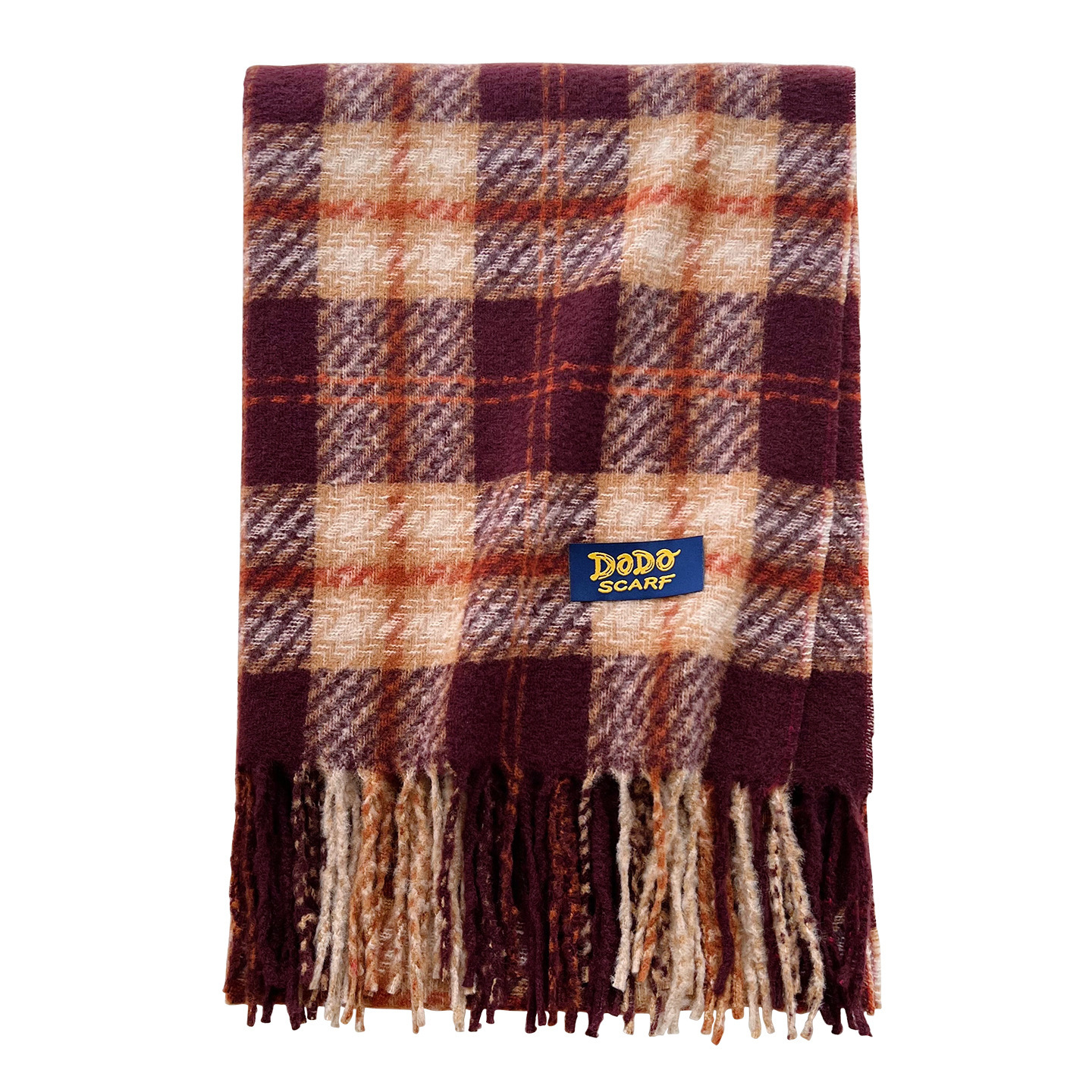 College-style Korean plaid women, thickened for winter, versatile, student-friendly, warm, 2026 new long scarf - view 6