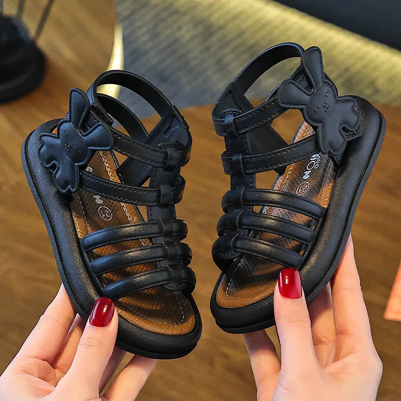 1-10Y Baby Girls Sandals Summer Children's Cool Fashion Princess Cute Versatile Shoes for Students Flat Sandal Casual Shoe 260923 - view 3