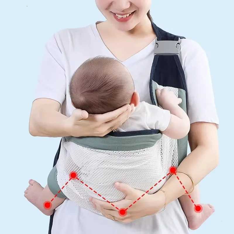 Backpacks Carriers Slings Dropshipping Baby Going Out Safety Carrier Pattern Portable Front Hug Type Back Baby Out of the Baby Artifact Waist Stool C2 - view 6