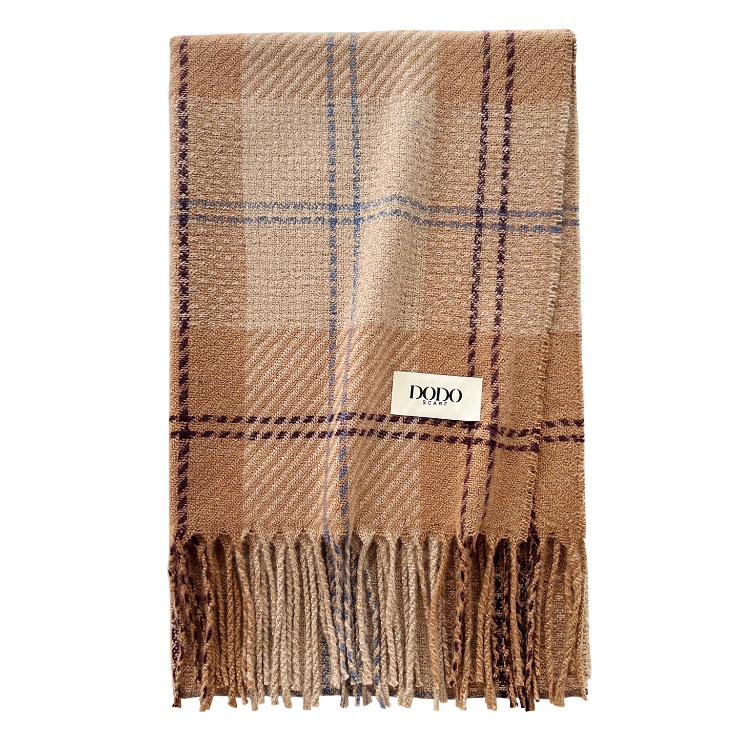 British classic versatile plaid scarf, Korean Dongdaemun high-end neck warmer, faux cashmere elegant and warm shawl - view 6