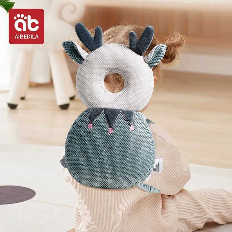 Slings Backpacks Carriers Baby Head Back Protector Safety Pad Newborn Walk Learning Headgear Anti-Fall Pillow Toddler Fall Prevention Cushion for Infa - view 5