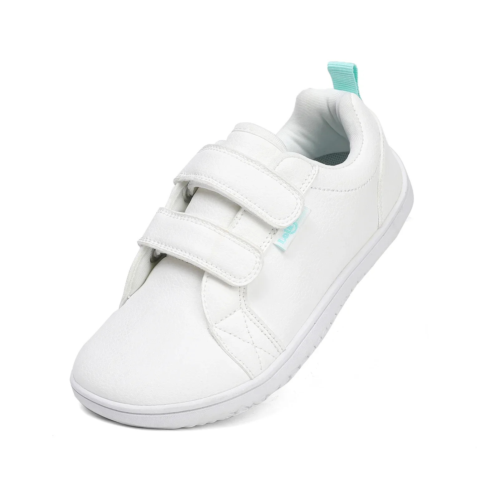 Boys Girls Barefoot Shoes Kids Wide Toe Minimalist Fashion Sneakers Lightweight Hook Loop Artificial Leather Walking Flats 260922 - view 7