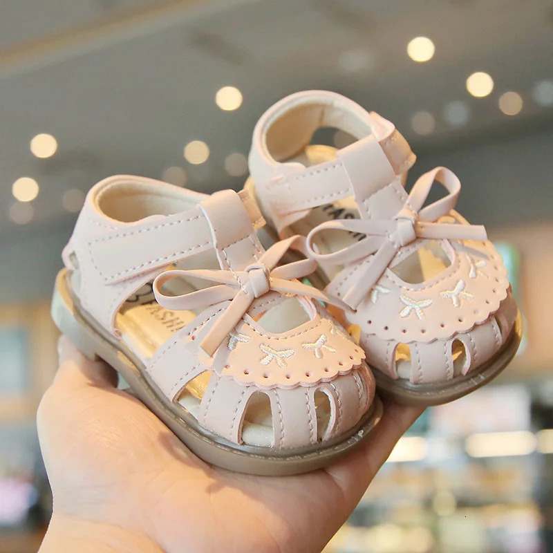 Summer Baby Girls Sandals Cut-Outs Lace Princess Shoes Children Sandals Anti Slip Soft Sole Toddler Kids Beach Shoes Size 15-25 260923 - view 4