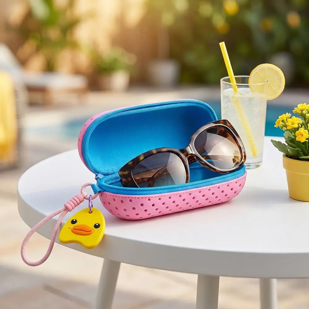 EVA Material Swimming Goggles Case Drainage Hole Swim Goggles Protective Box Zipper Closure Waterproof Breathable 260922 - view 4