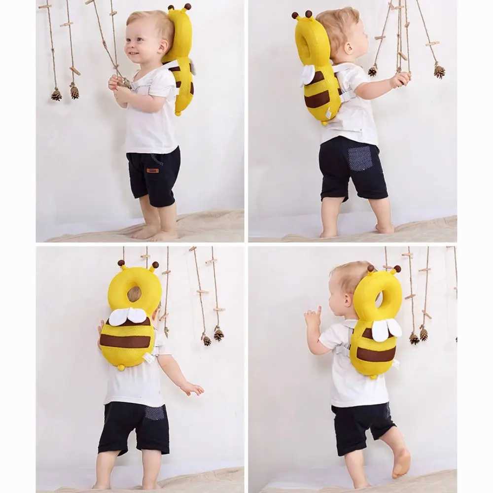 Backpacks Carriers Slings Learn Walk Head Protector Cushion Kids Safe Head Back Protector Baby Protect Pillow Anti Fall Backward Cap Carry C2609221 - view 3