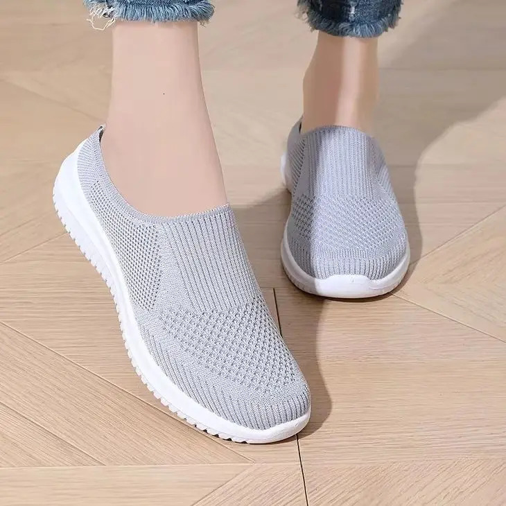 Women's Summer Shoes Plus Size Casual Single Ladies Shoes Soft Sole Cover Half Slippers Sale Shoes with 260918 - view 6