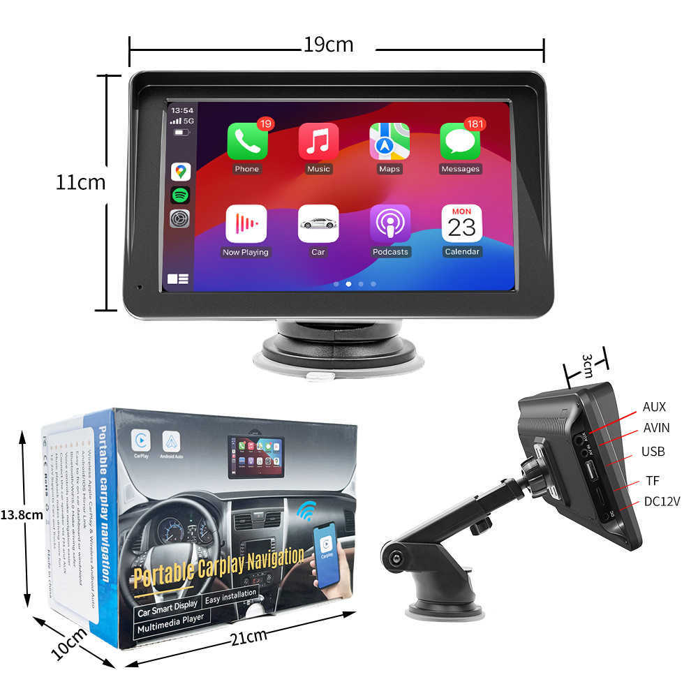 Portable 7inch Car-mounted Smart Screen Wireless CarPlay Android Auto Car MP5 Navigation Bluetooth T260928 - view 6