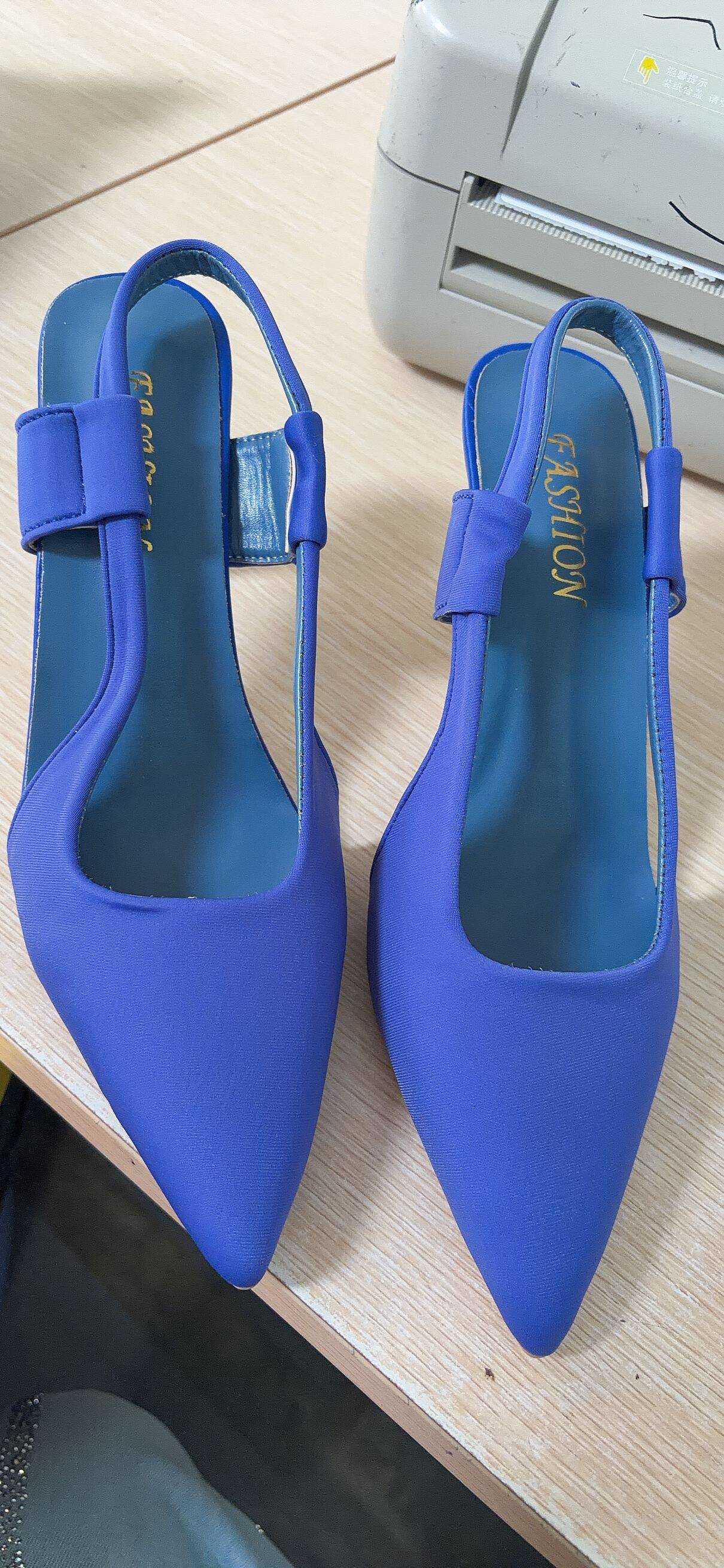 Luxury 2024 Pink Pointed High Heels Womens Slender High Heels Elegant New French Style Headed High Quality Summer SandalsXJ251027 - view 6