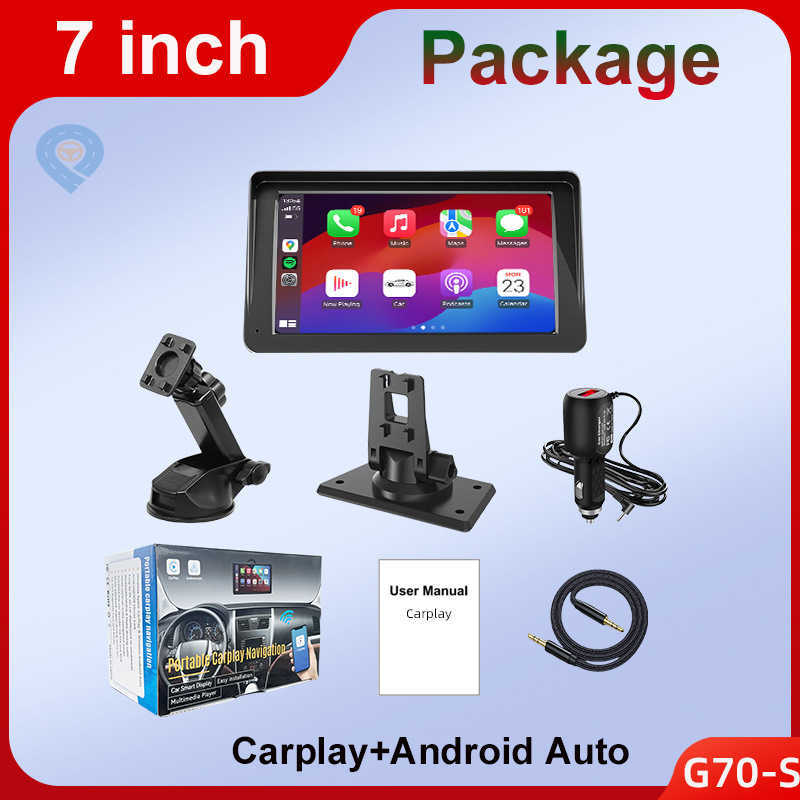 Portable 7inch Car-mounted Smart Screen Wireless CarPlay Android Auto Car MP5 Navigation Bluetooth T260928 - view 3