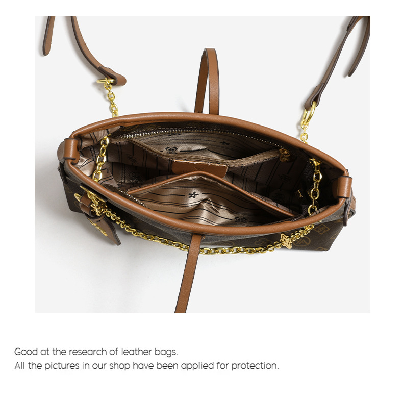 2026 New Premium Versatile Shoulder Bag Retro Large Capacity Commuter Tote Handbag Crossbody Bag Free Shipping Brown Yellow - view 4