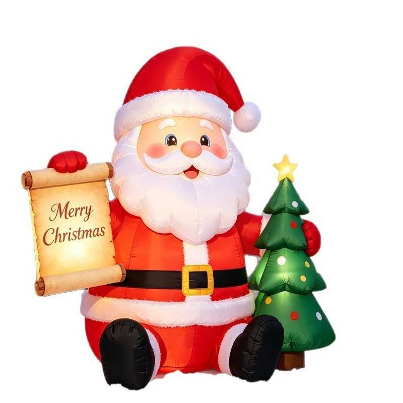 Decoration 10.1FT Outdoor Santa Holiday Claus Snowman Candy Cane Archway Inflatable Christmas Yard Decor Lights Home Toy N260824