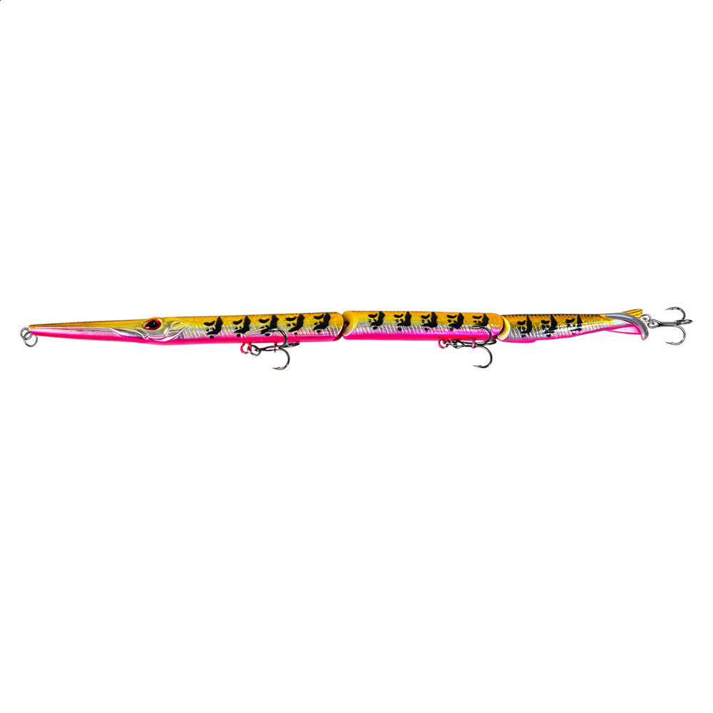 Hunthouse 2PCS 3 Sections Jointed Fishing Bait 255mm/306g Saltwater Sinking Hard Needle Lure For Bluefish Fishing Tackle LW546 260430 - view 9