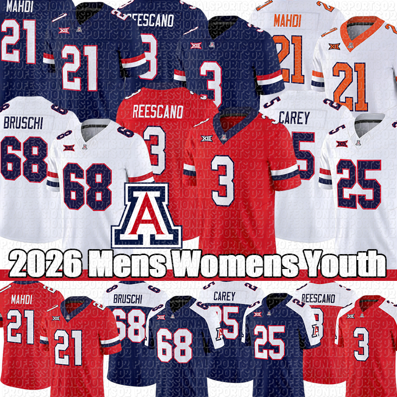 Maglia Da Calcio Arizona # 21 Mahdi # 3 Reescano # 24 Craig # 1 Maglia Da Calcio Fifita-image