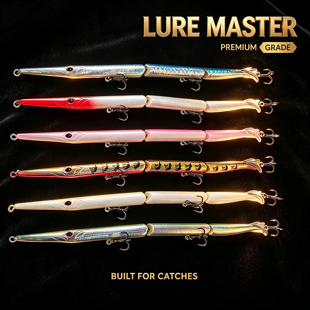 Hunthouse 2PCS 3 Sections Jointed Fishing Bait 255mm/306g Saltwater Sinking Hard Needle Lure For Bluefish Fishing Tackle LW546 260430
