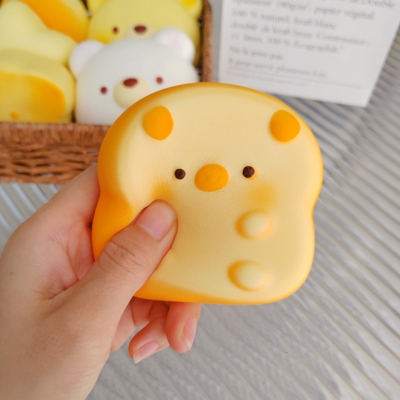 Novelty Games Jumbo Squishy Kawaii Animal Cute Chick Rabbit Strawberry Mochi Squishies Slow Rising Stress Relief Squeeze Fidget Toys For Kid 221105 - view 8