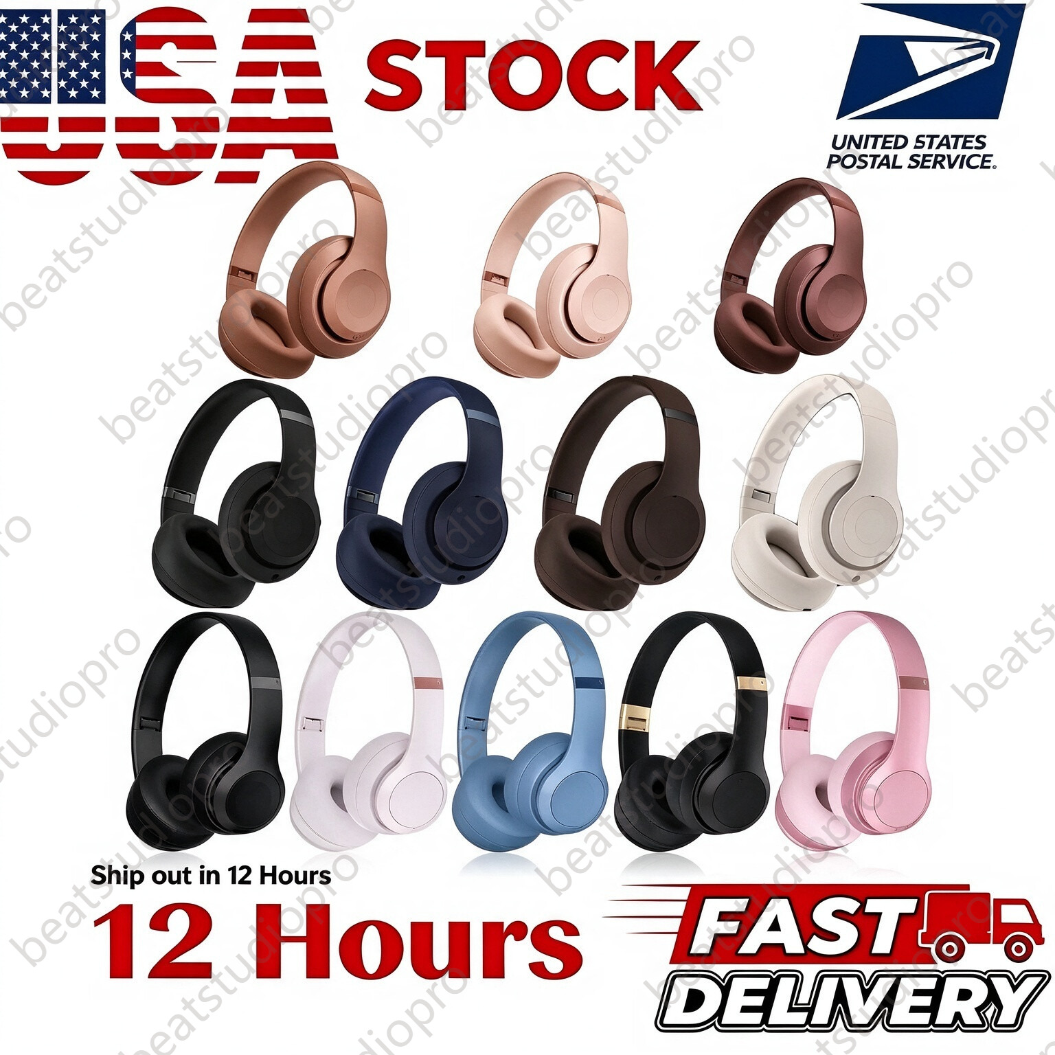 headphones wireless US 3-7days pro Bluetooth Wireless Headphones kim headphones earphone Noise Cancelling