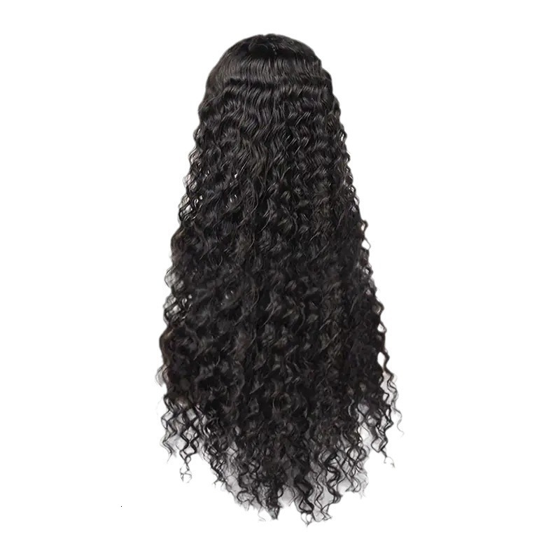 Front lace wig full head wig for women with small curls high-temperature synthetic fiber long curly wig240123 - view 6