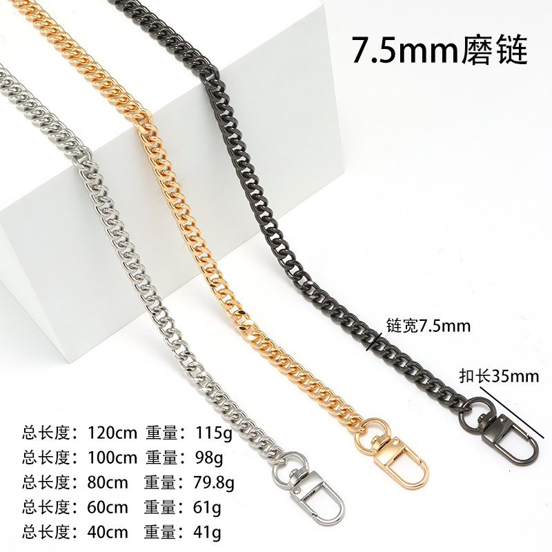 O shape metal chain purse 06CM 6MM Chains Shoulder Crossbody Strap Bag Accessories Charm 260312 - view 6