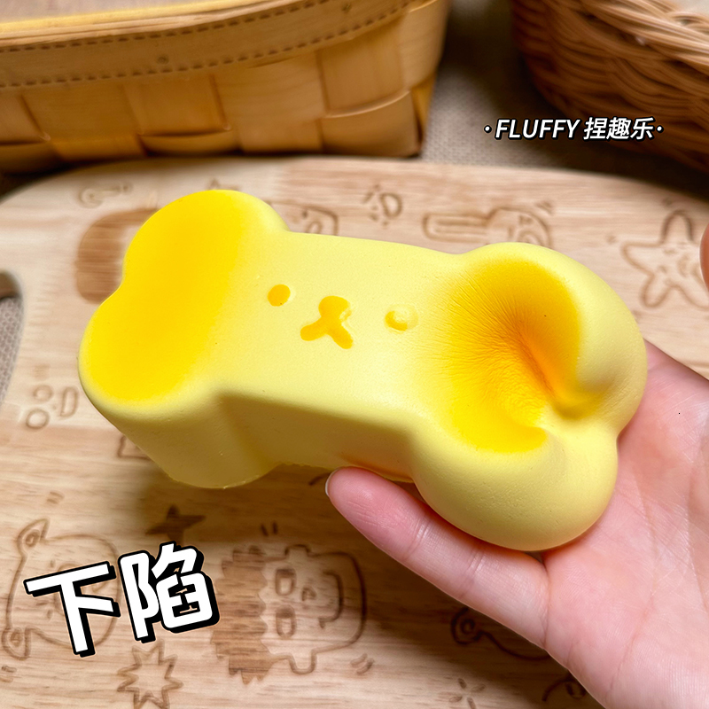 Novelty Games Jumbo Squishy Kawaii Animal Cute Chick Rabbit Strawberry Mochi Squishies Slow Rising Stress Relief Squeeze Fidget Toys For Kid 221105 - view 5