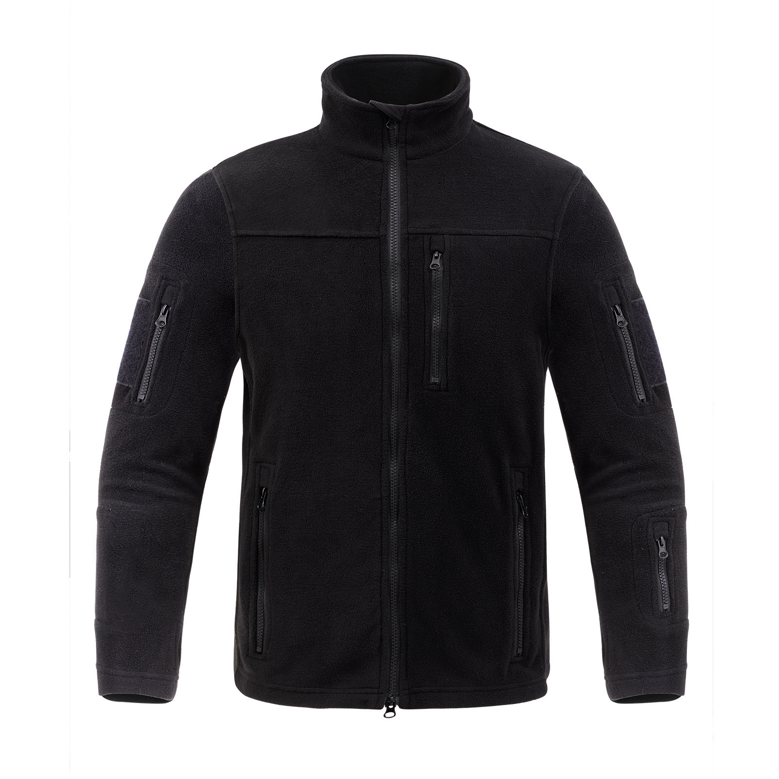 TACVASEN Winter Fleece Jacket Mens Zipper Pockets Work Jacket Thermal Warm Full Zip Fishing Hiking Coats Outwear Man Windbreaker 250804 - view 7