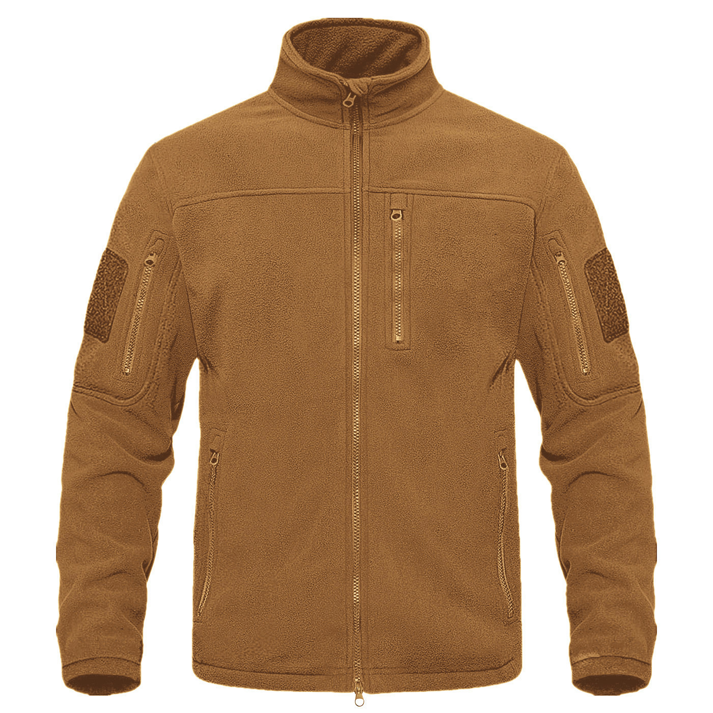 TACVASEN Winter Fleece Jacket Mens Zipper Pockets Work Jacket Thermal Warm Full Zip Fishing Hiking Coats Outwear Man Windbreaker 250804 - view 8