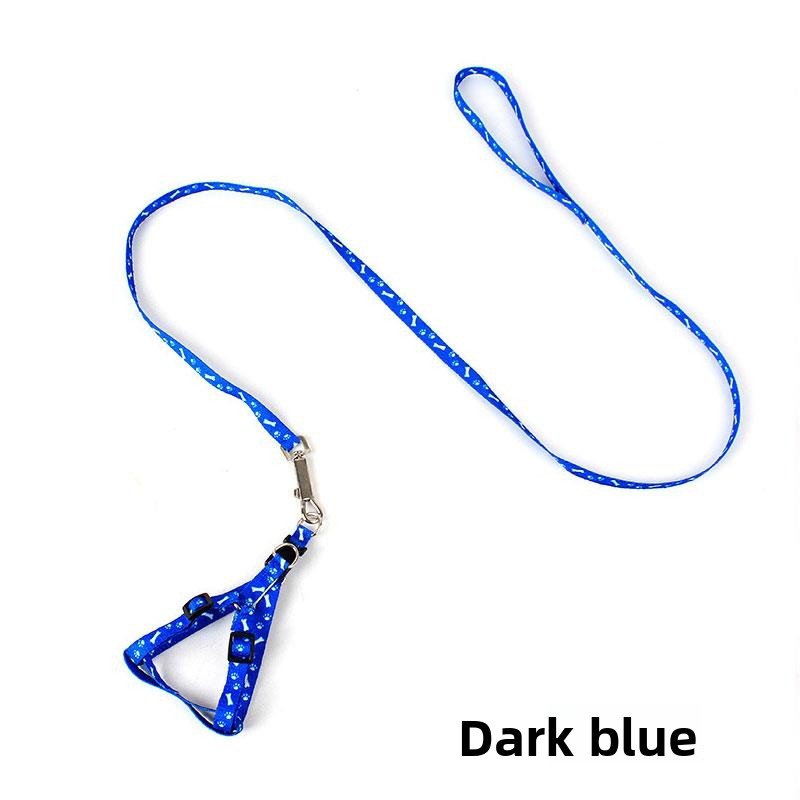 Small Dog Harness Leash for Chihuahua Teddy Puppies Adjustable Reflective Running Walking Pet Collar