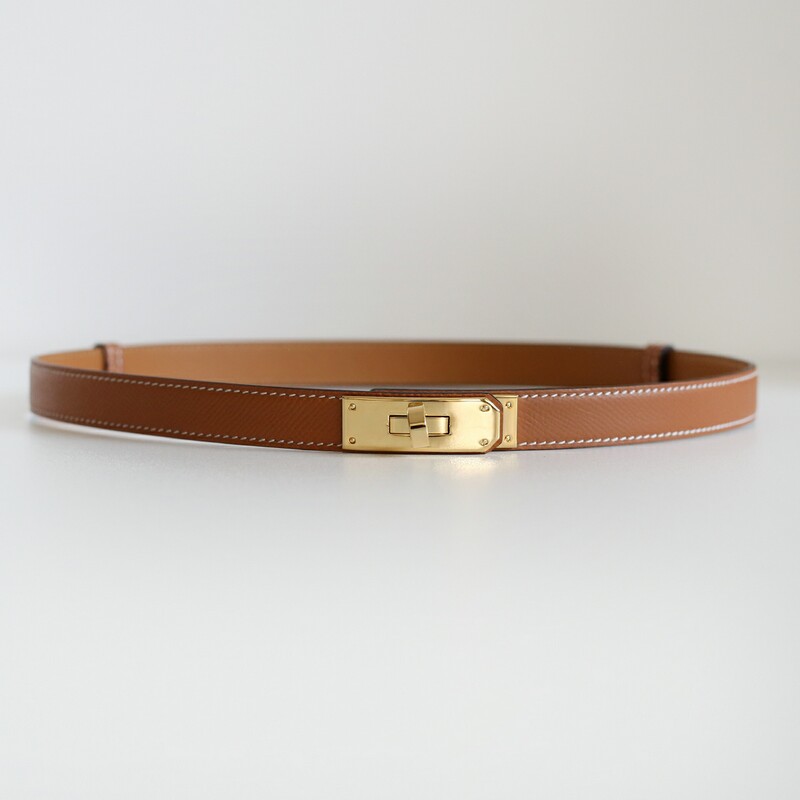 Belts Retractable high quality steel buckle fine belt lady skirt leather palmprint head layer leather trim waist suit belt AA