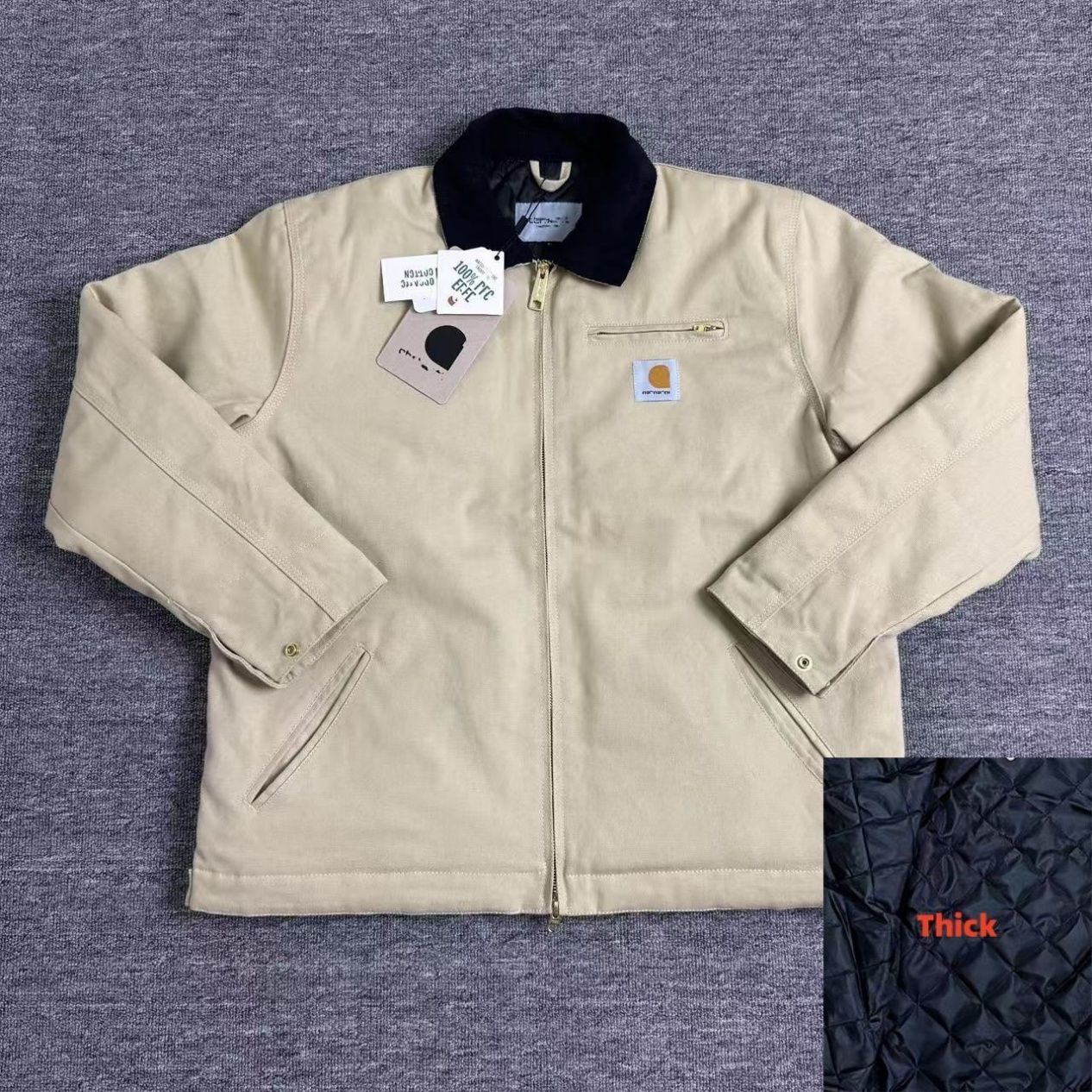 carharretly ackets Designer Jacket Carharttsly Jacket Coat Top Quality Classic Carharttee Hooded Work With Warm And Windproof Cotton Damp Hat carharretly Coats