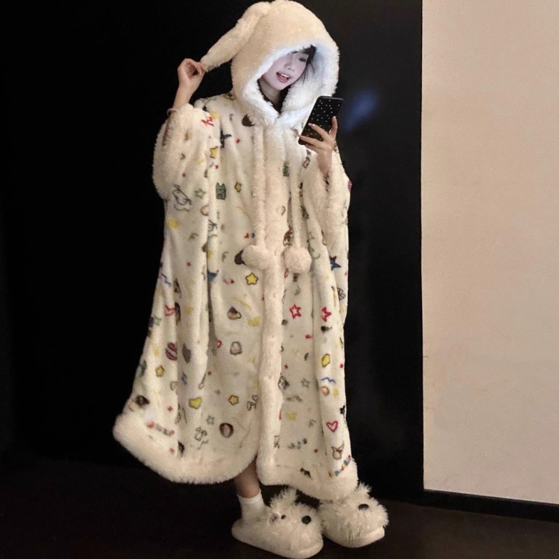 B1284-Modern Feminine Look Warm Pullover Cardigan Paired With Form-fitting Denim Jeans