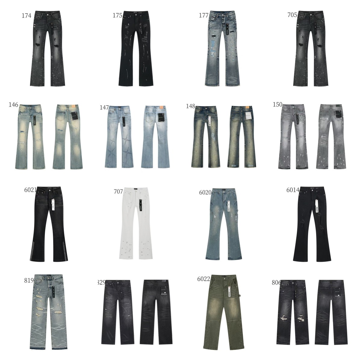 jeans jean brands baggy jeans for mens designer flared jeans men pants y2k rhinestone Jeans black pantalones hombre skinny slim fit uomo flare streetwear women pants