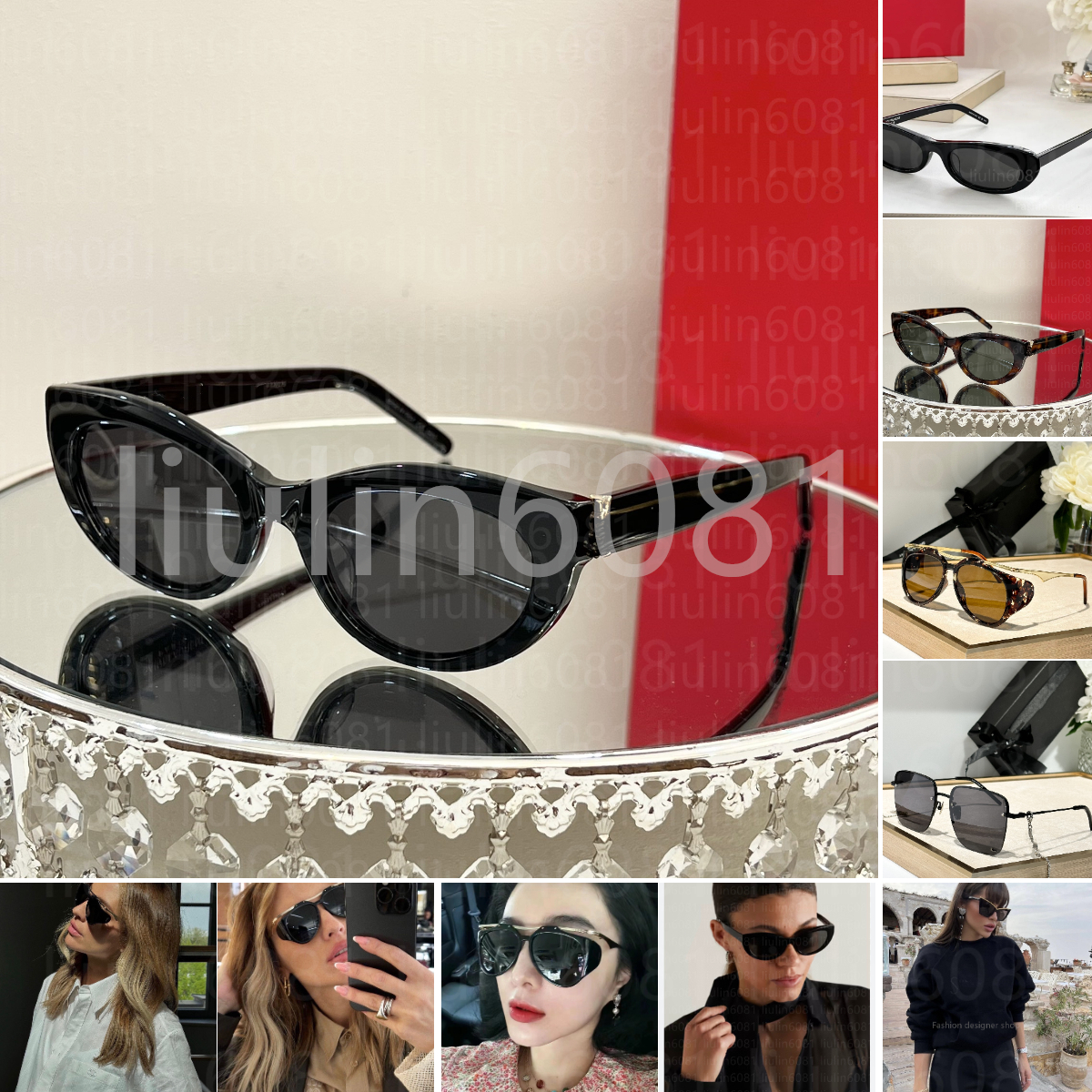 Top Quality sl557 Cat Eye sunglasses for women designer Sunglasses Fashion Outdoor Timeless Classic Style Eyewear Retro Unisex Driving Anti-UV400 with box ysllll