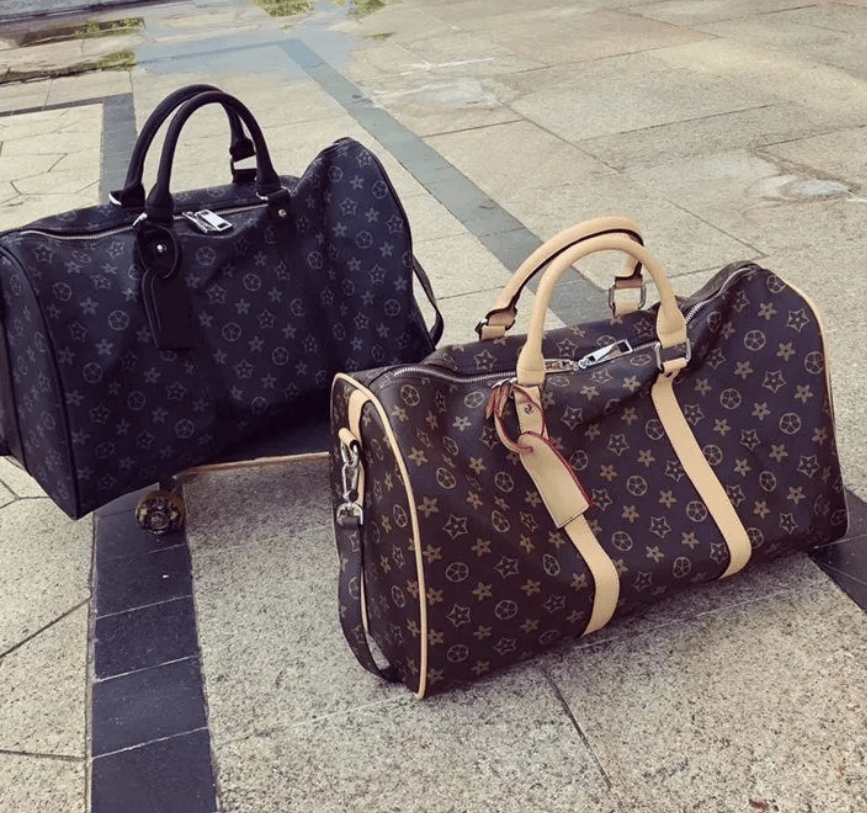 Designer Bag 55CM Leather Handbag Men Women Duffel Bags Suitcases Luggage Outdoor Packs Shoulder Travel louisities vittonn bag viitton Messenger Totes Bags