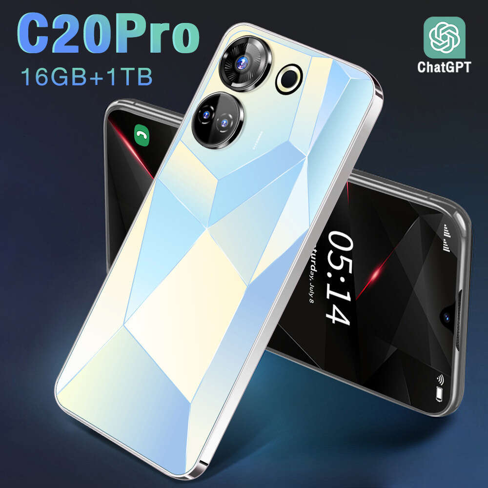 Renowned brand's new C20Pro cross-border 7.3 high-definition screen smartphone Android all-in-one 16+1T foreign trade cross-border phone CKS