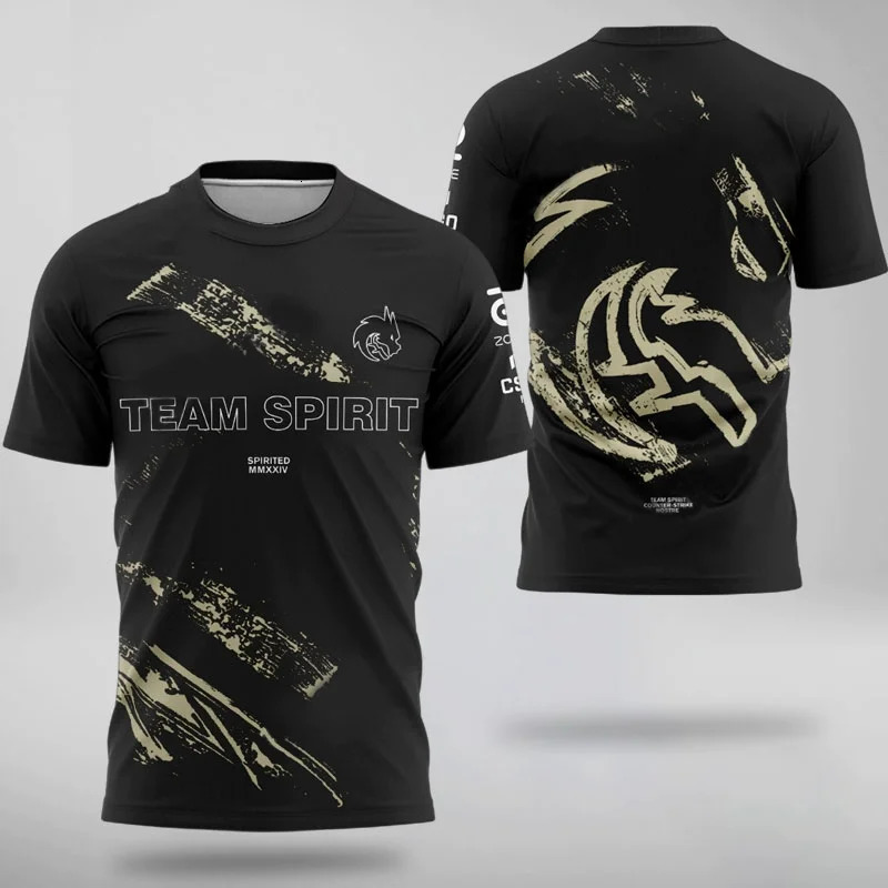 Donk Jersey T-shirts CS2 Esports CSGO Spirit Team Professional Competition Training Tees Oversized Gamer Fans Tops 251230