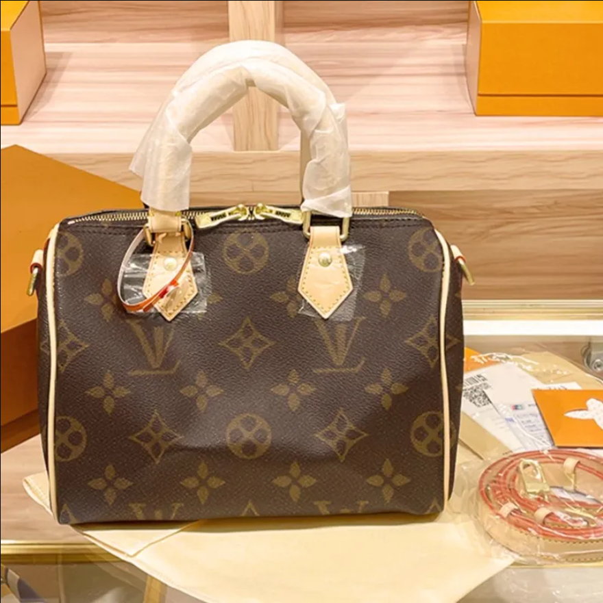 Designer Brand free shippings Women Bags Leather Handbags SpeedyShoulder GOOD bag Crossbody Handbag Purse With Shoulders Strap Dust Bag