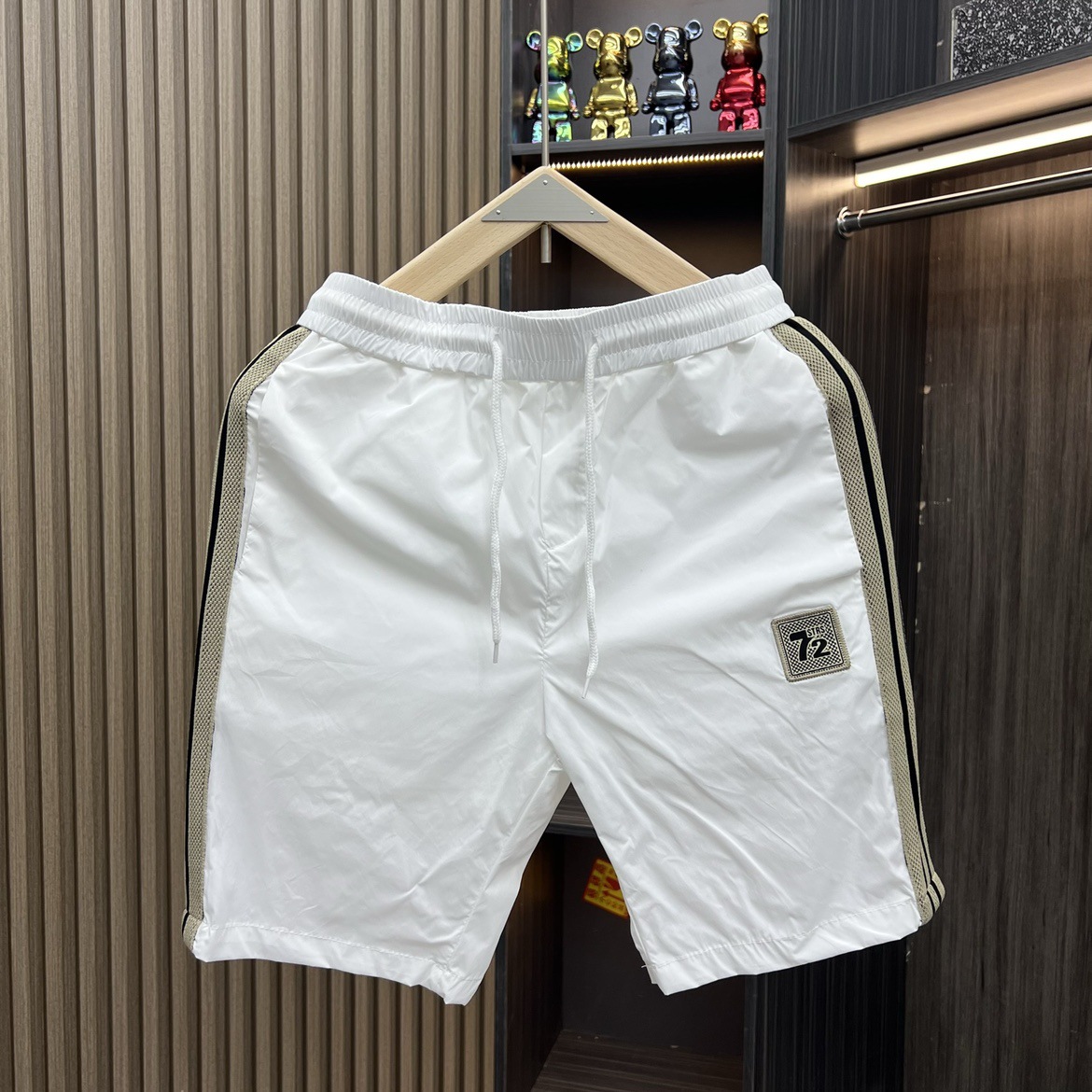 Men's American Streetwear Shorts - Summer Loose Casual Athletic High-Street Basketball 5-Inch Trendy Breathable Beach Mid-Thigh Shorts