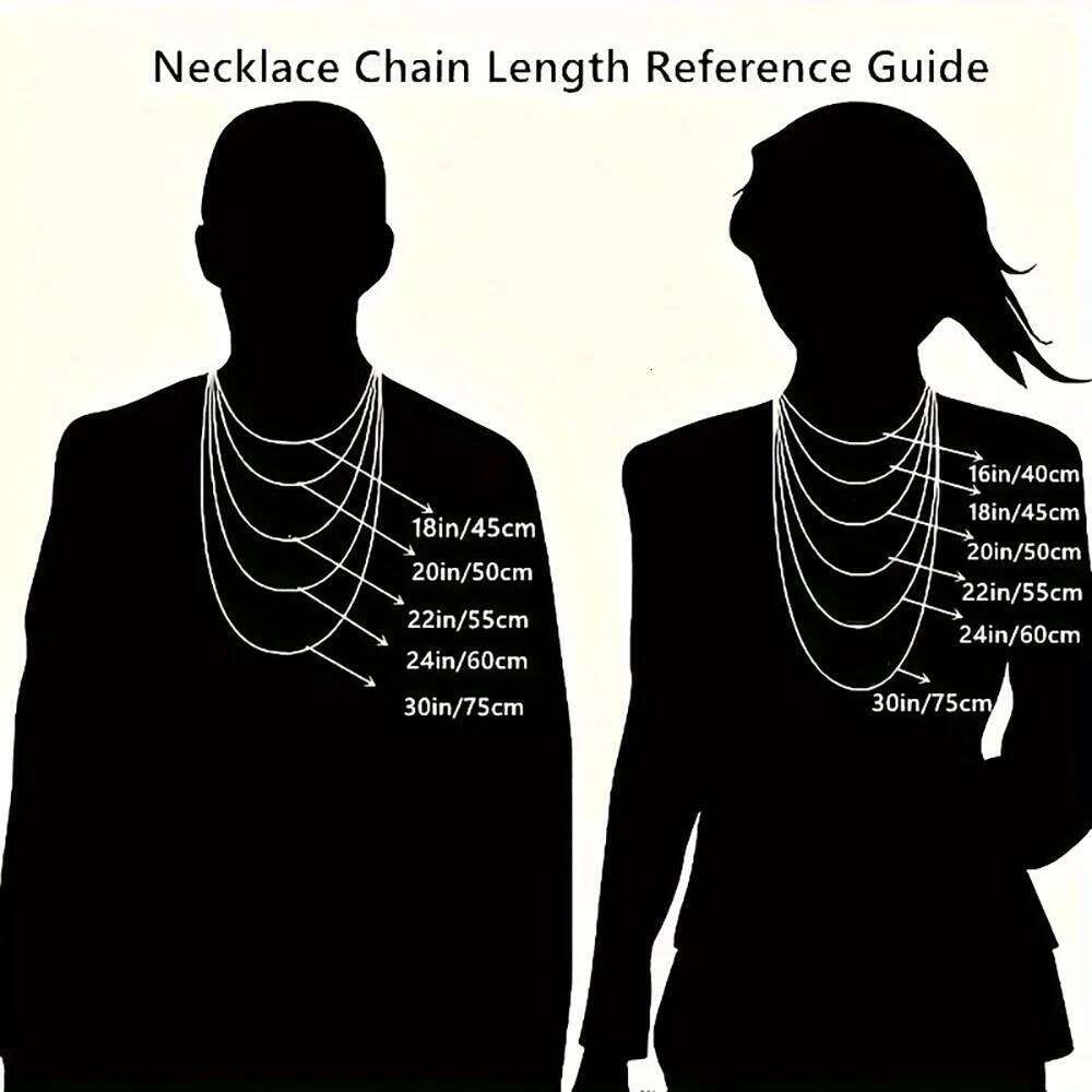 925 Sterling Silver 6mm Side Chain Necklace, 16/18/20/22/24 Inch, Stylish Wedding/Engagement Gift for Men and Women.