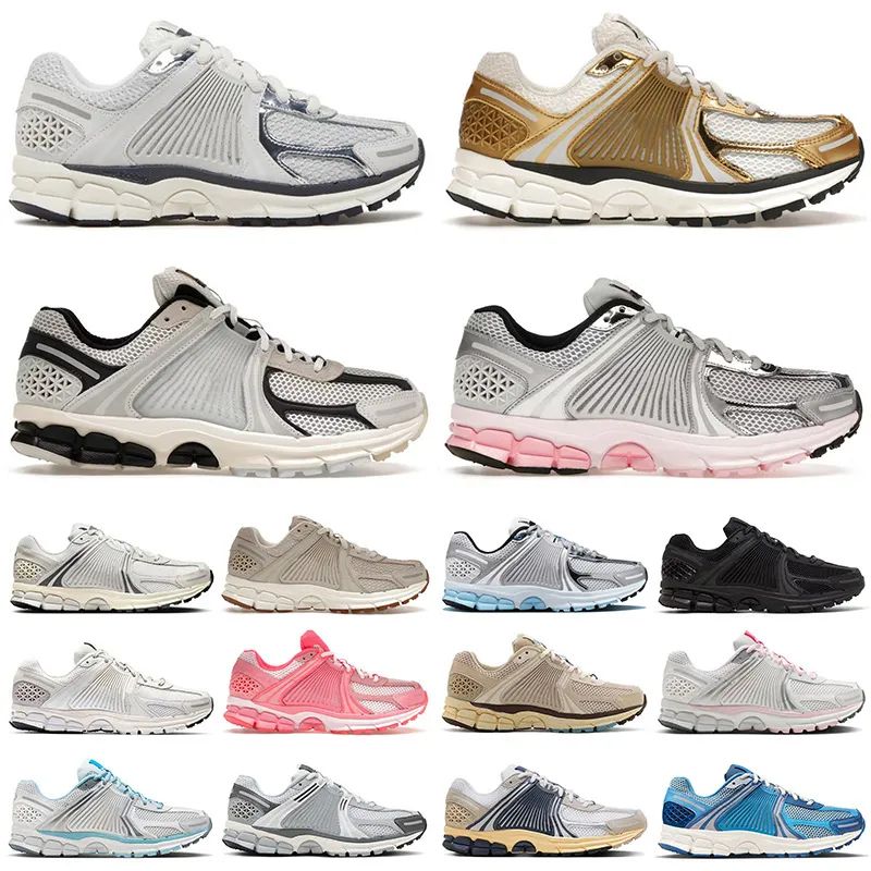 Vomero 5 Metallic Gold Running Shoes Men Women Silver Orewood Hot Punch Photon Dust Pink Light Iron Ore Wolf Vast Grey Designer Sneakers Trainers Outdoor Shoe