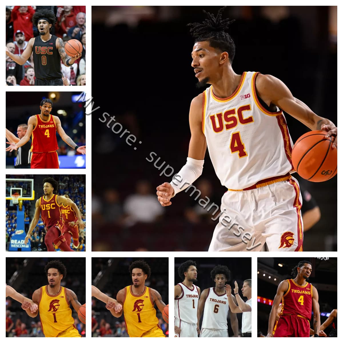 2025-26 USC Trojans College basketball Jersey S-4XL