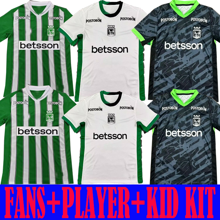 26 27 Atletico Nacional Soccer Jerseys 2026 MORELOS CARDONA MARINO SARMIENTO ASPRILLA F.BATISTA ROMAN BILLY.A CAMPUZANO ZAPATA Men Kids Kits Football shirts S-4XL