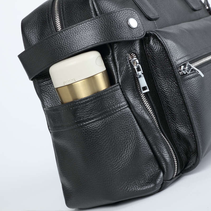 Luxury shoulder bag handbag Hobo leather new men's large capacity official document cover layer cowhide casual travel bag fitness bag trend SENYY