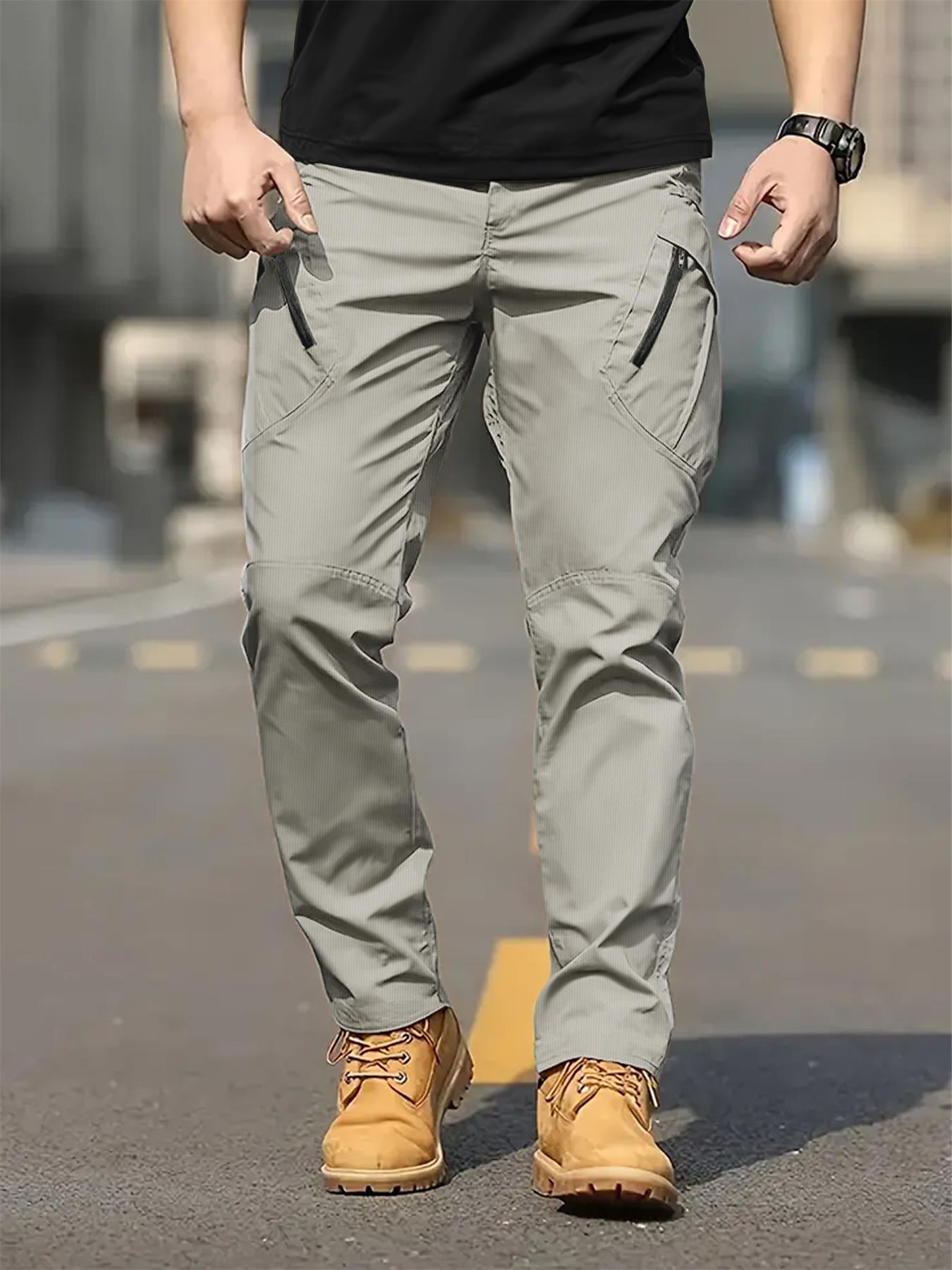 WOZK tactical pants men's spring and summer new workwear casual pants outdoor functional straight leg training pants